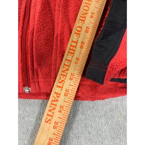 Ohio State Buckeyes Columbia Fleece Campus Jacket (Women's Small) Red - Picture 6 of 13